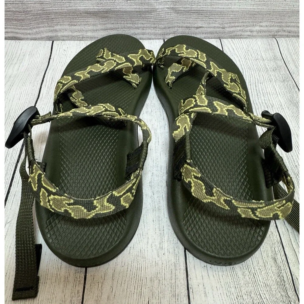 Chaco Z/2 Green Camo Men's Sport STRAP CLASIC Sandals Size 10
